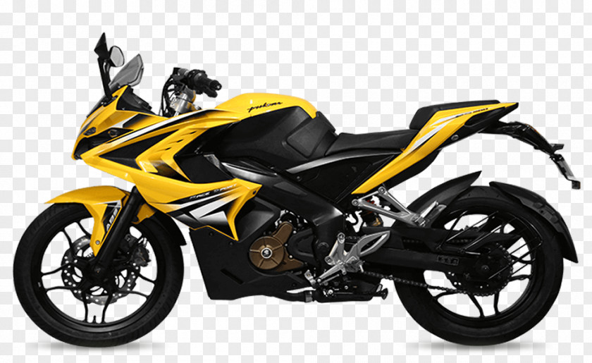 Motorcycle Color Pulsar Light Yellow PNG