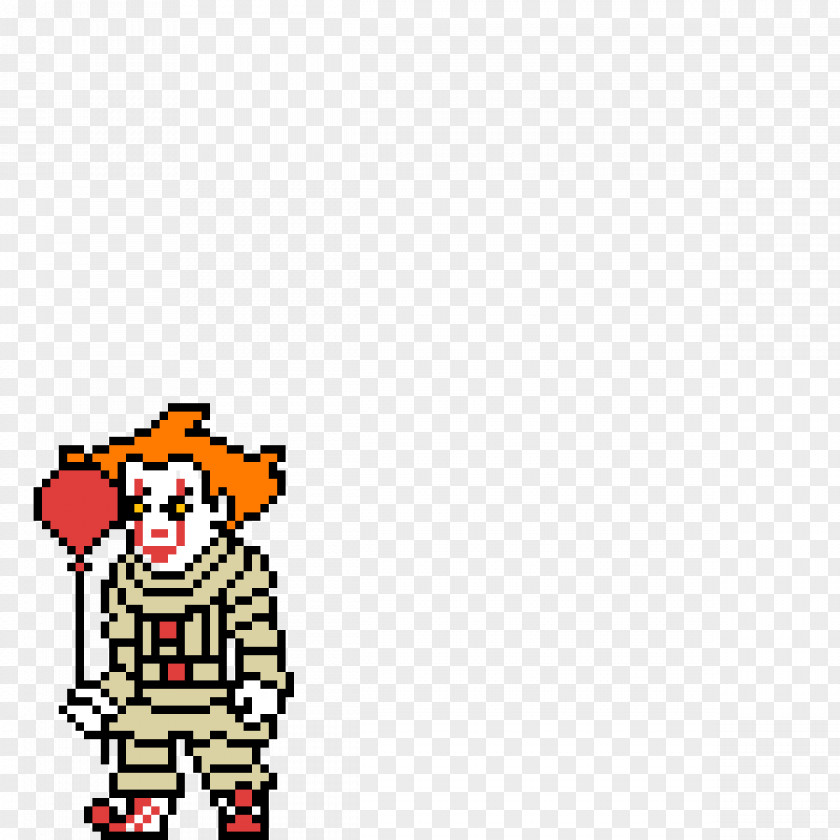 Pennywise Flag Minecraft: Pocket Edition YouTube Video Games Pixel Art PNG