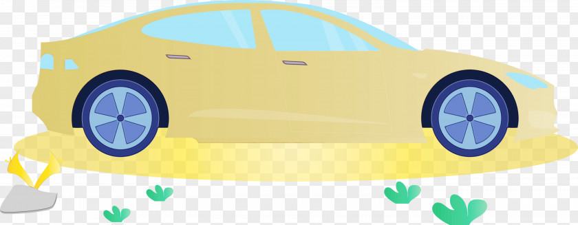 Vehicle Door Yellow Car Rim PNG