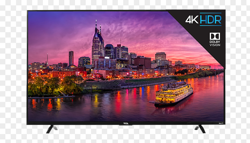 4K HDR Roku TCL P Series P607 Resolution Television High-dynamic-range Imaging PNG