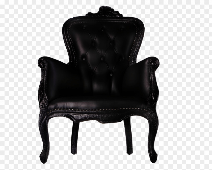 Black Armchair Image Table No. 14 Chair Furniture Moooi PNG