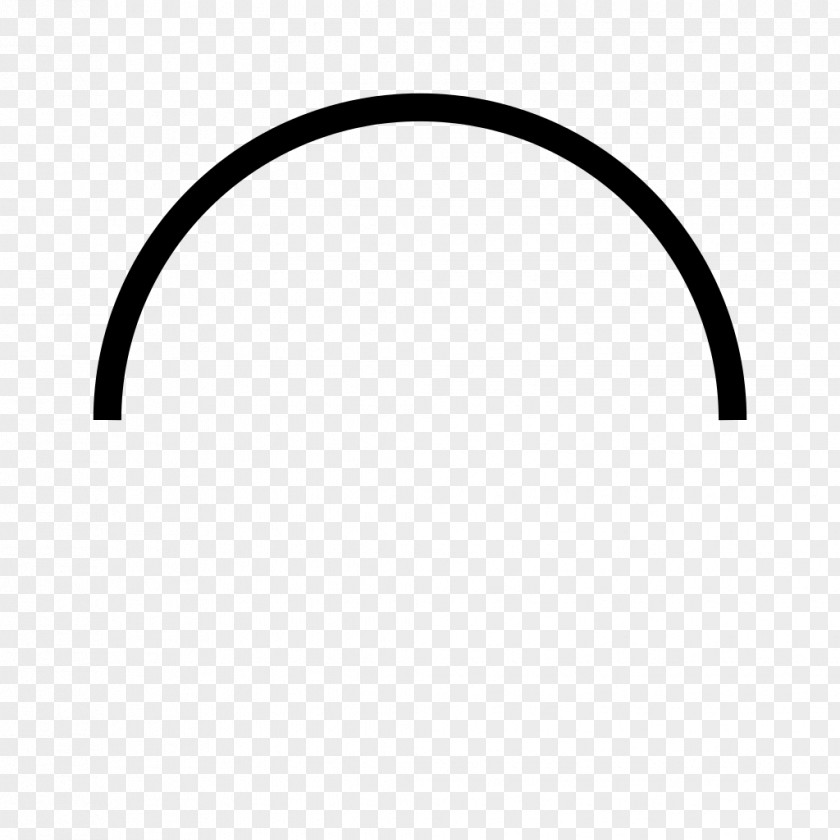 Curved Line Semicircle Arc PNG