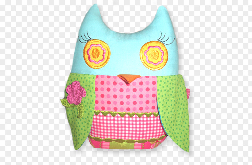 Embroidery Hoop Owl Pink M PNG