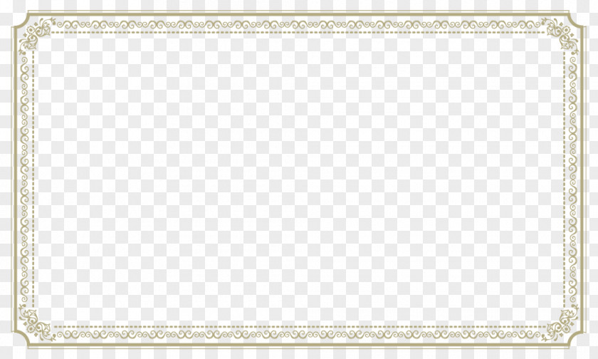 European Border Gray Frame Area Pattern PNG