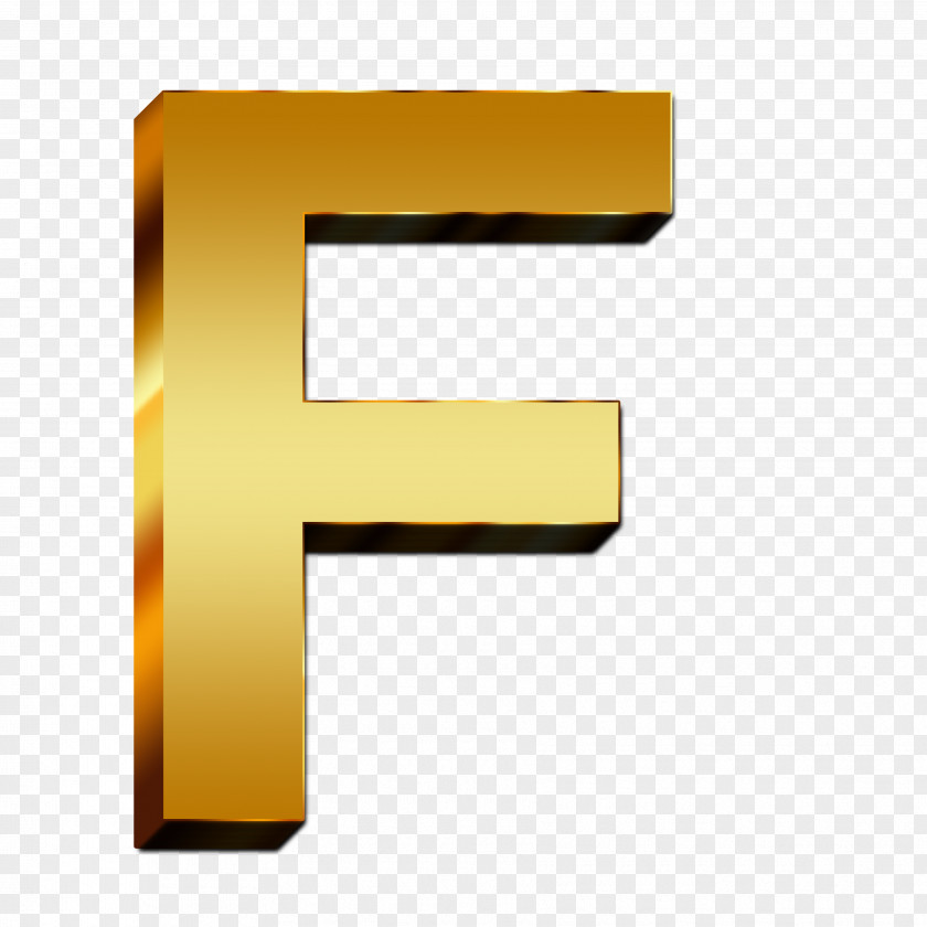 Golden Letter Alphabet Education PNG