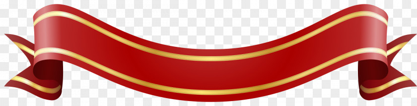 Ribbon Banner Red Clip Art PNG