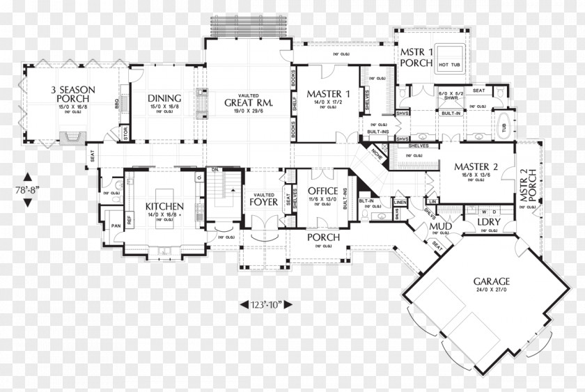 White House Plan Floor Interior Design Services PNG