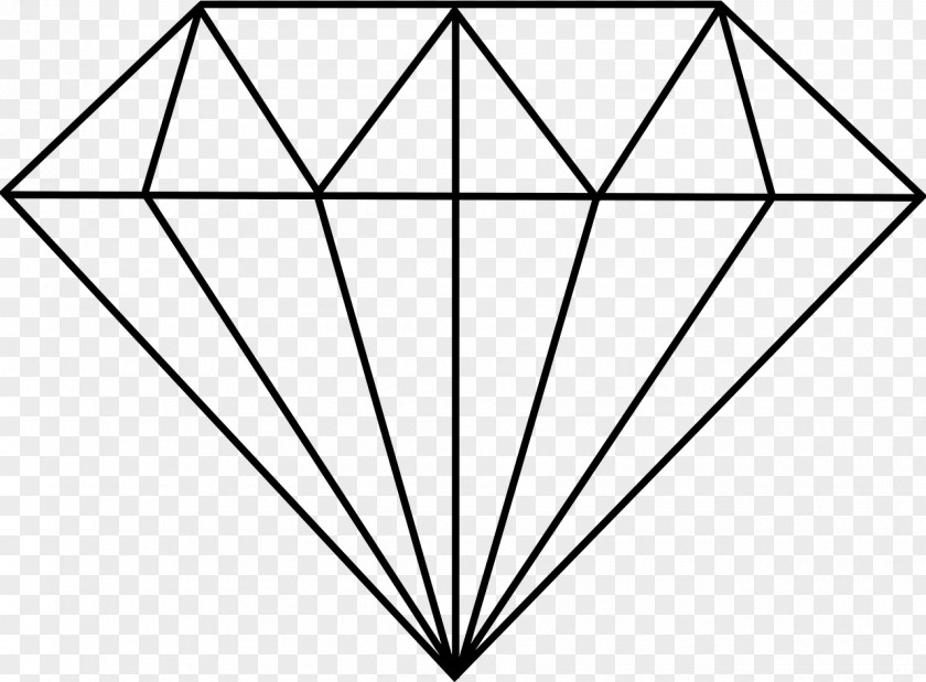 Diamond Geometry Shape Drawing PNG