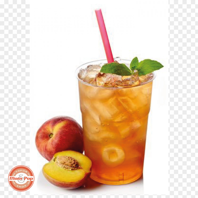 Iced Tea Sweet Peach Green PNG