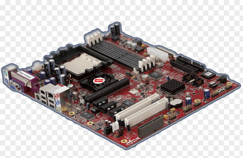 Microcontroller Graphics Cards & Video Adapters Motherboard Xpress 200 ATI Technologies PNG