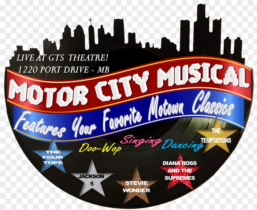 Musical Theatre Detroit Phonograph Record Art PNG