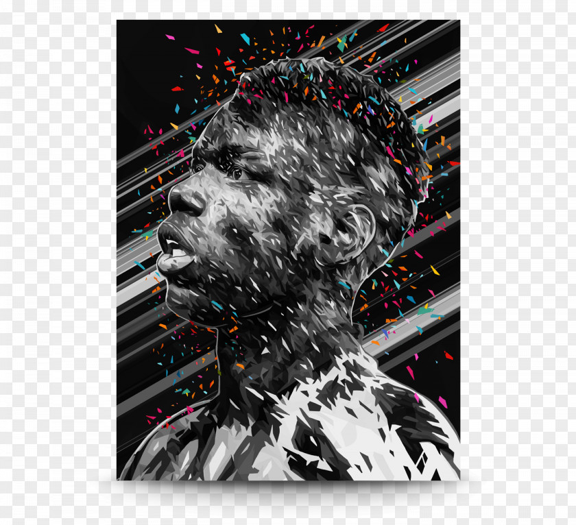 Paul Pogba Poster Canvas Print Art Graphic Designer PNG