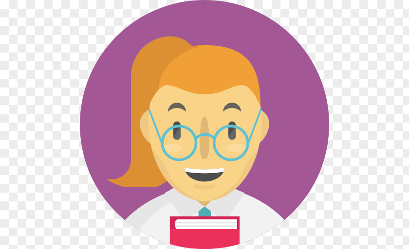 Smiley Librarian Profession Clip Art PNG
