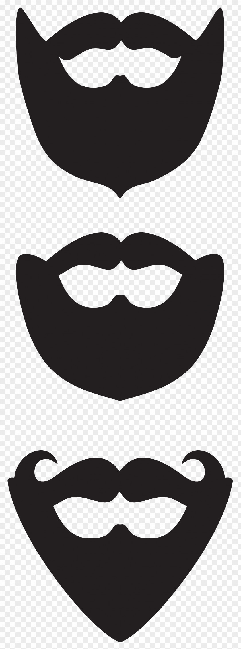 Beard And Moustache Clip Art PNG
