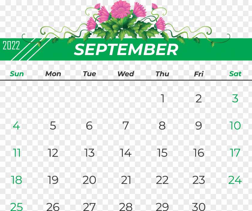 Free Recent Calendar 2022 Text PNG