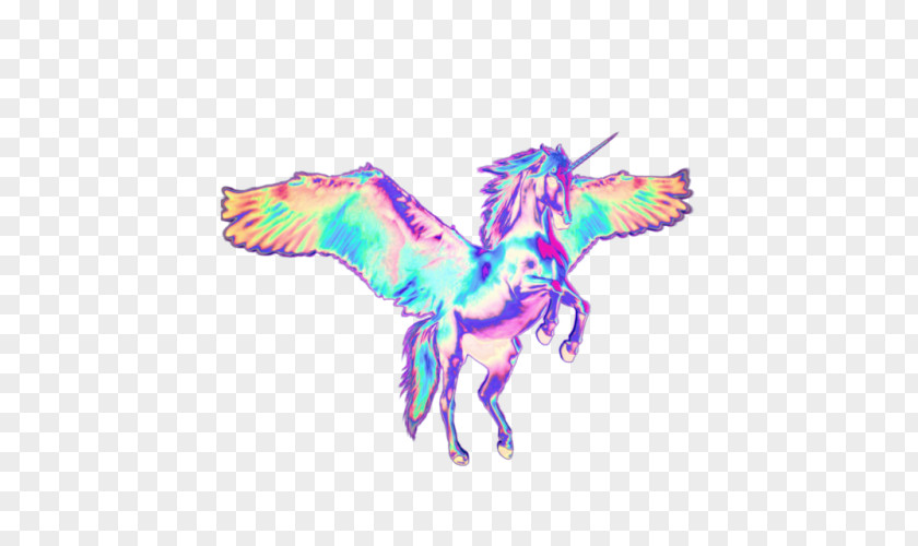 Hologram Holographic Sticker Horse Holodaze Unicorn Vaporwave Holography PNG