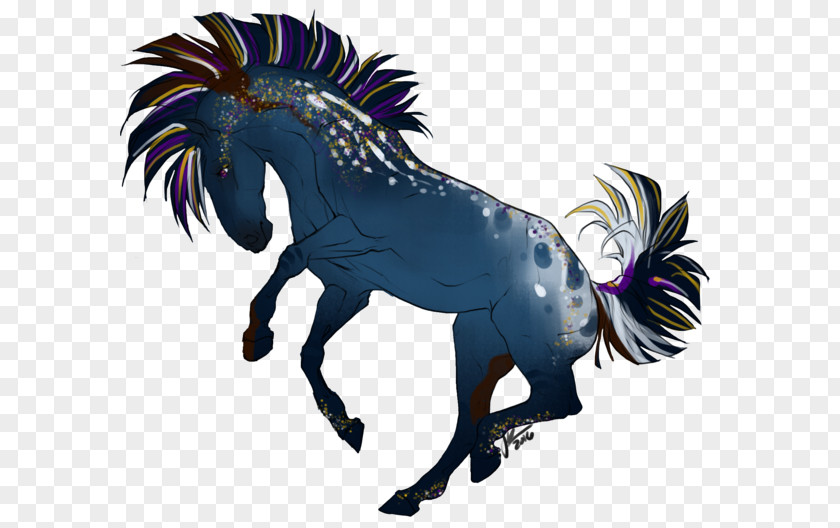 Mustang Unicorn Drawing Fan Art PNG