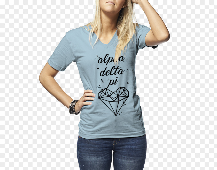 T-shirt Long-sleeved Chi Omega PNG