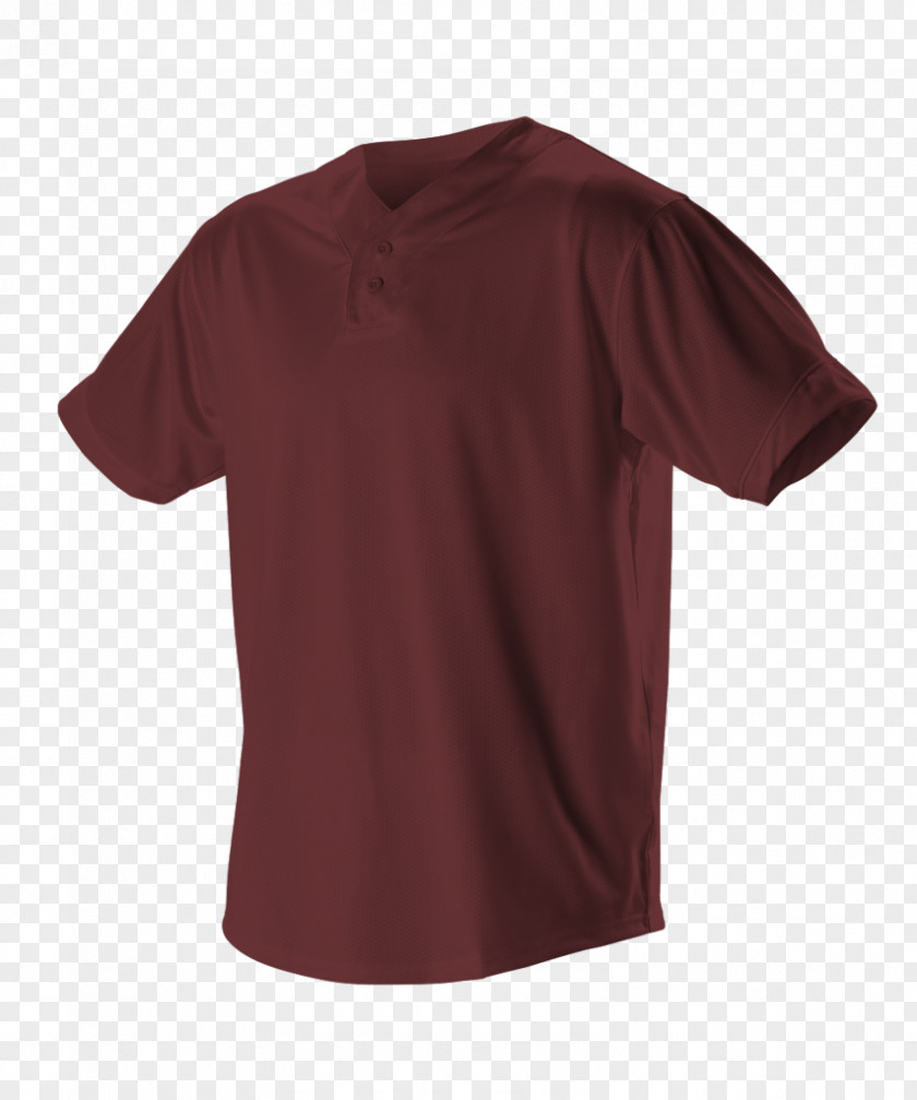 T-shirt Shoulder Sleeve Maroon PNG