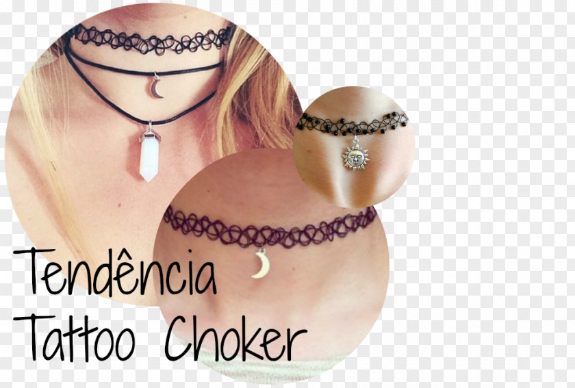 Tatto Necklace Hair Skin Make-up Cosmetics PNG