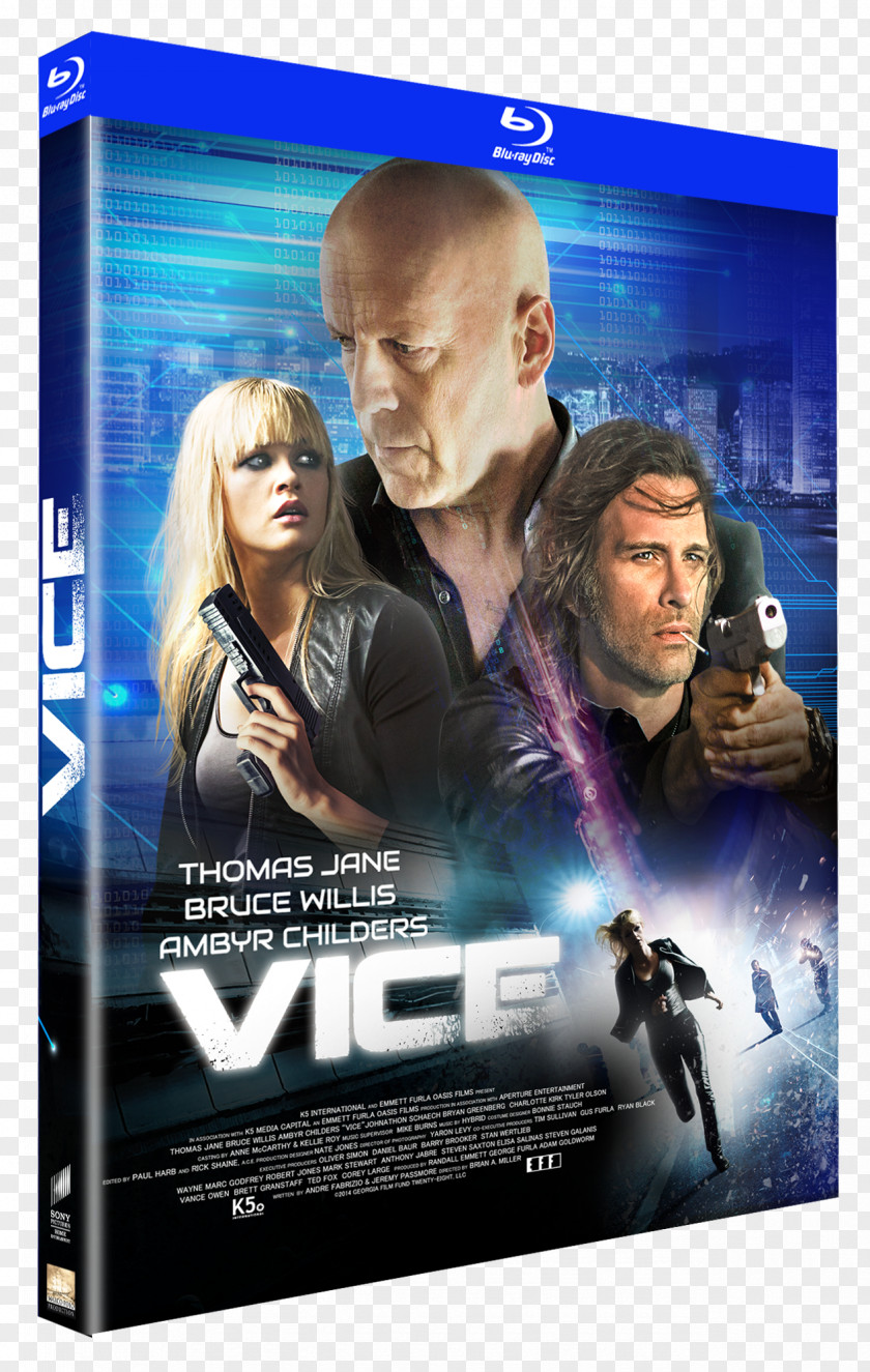 Bruce Willis Vice Brian A. Miller Film Streaming Media PNG