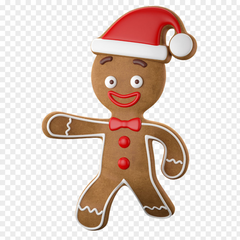 Christmas Doll Gingerbread Ornament Cartoon PNG