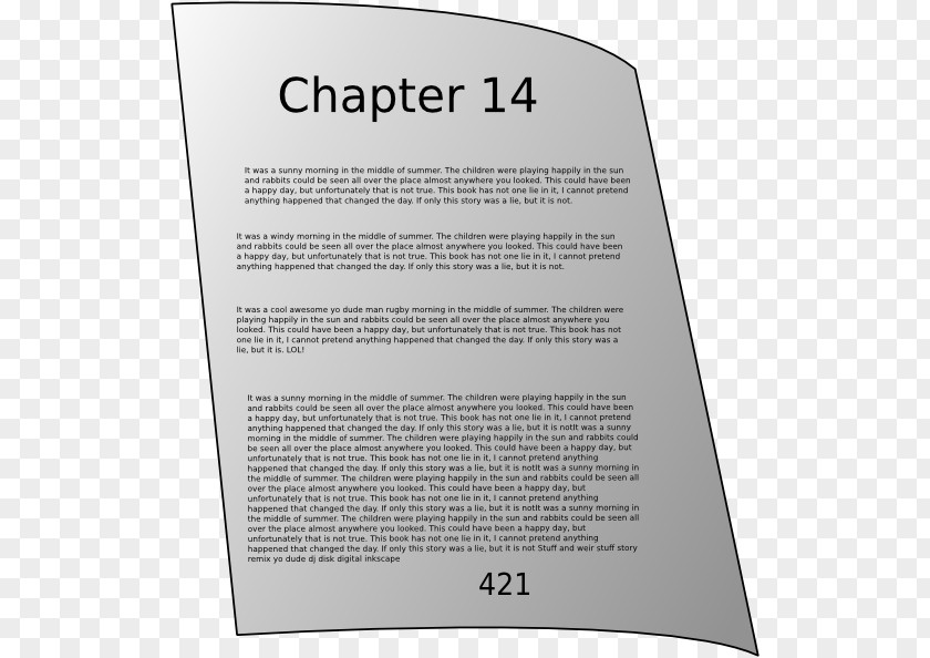 Book Page Cliparts Clip Art PNG