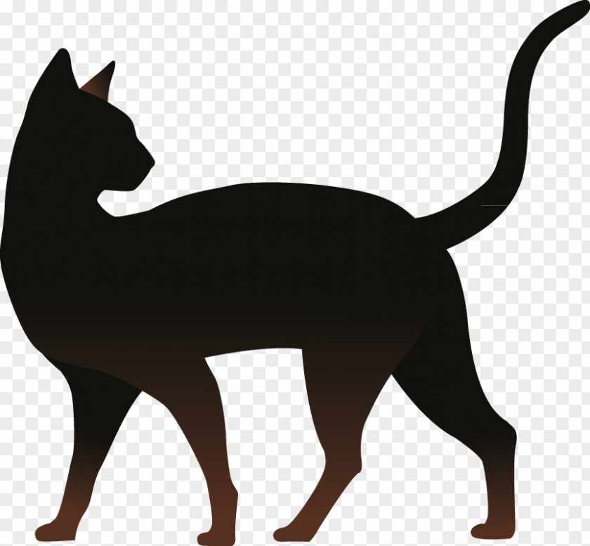 Cat Silhouette Kitten PNG