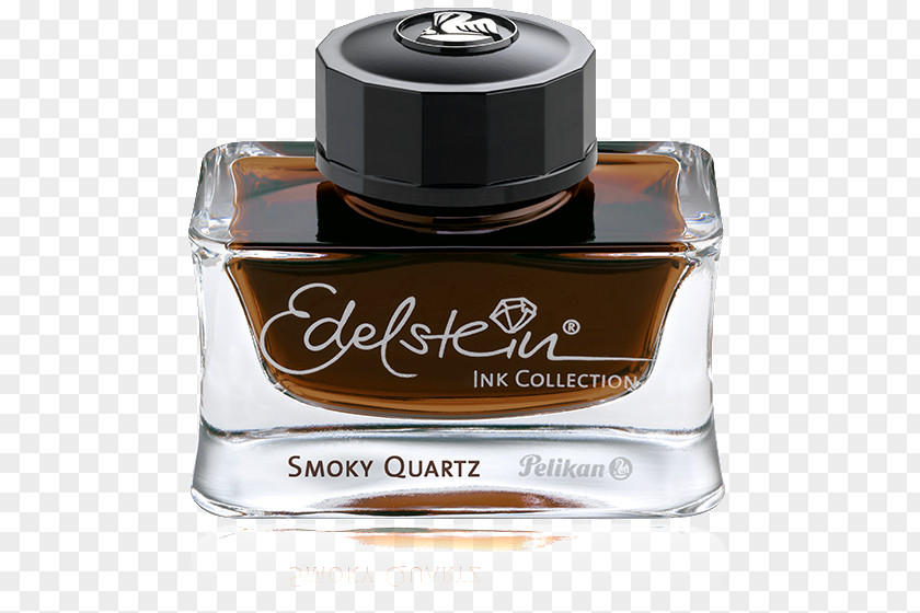 Smoky Quartz Fountain Pen Ink Pelikan PNG