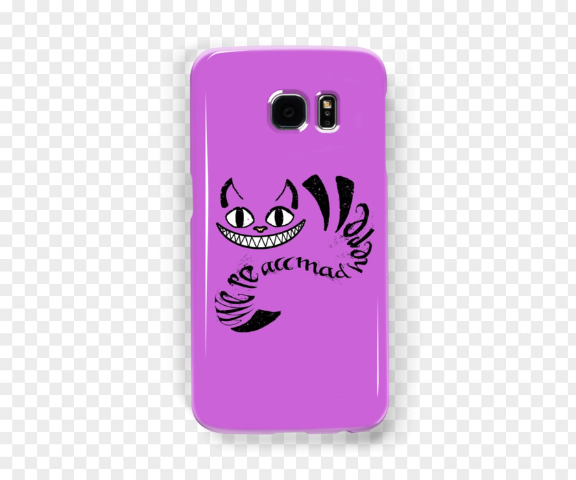 We Are All Mad Here Cheshire Cat T-shirt Hoodie Hatter PNG