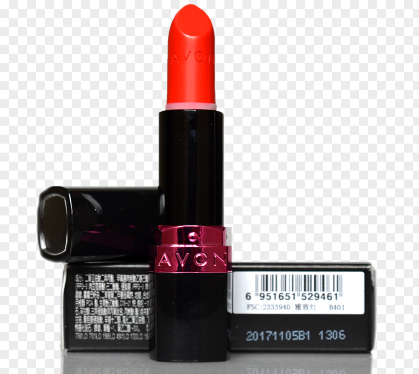 Avon Color Lipstick Red Zhen Choi Hyun Lip Balm Products Cosmetics PNG