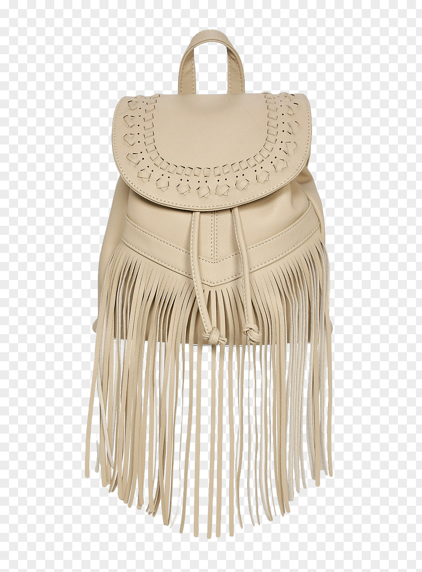 Backpack Handbag Fringe Tassel Embellishment PNG
