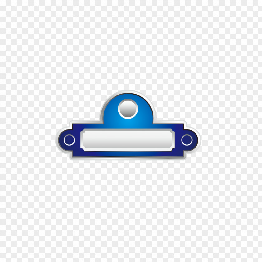 Blue Frame Pendant Logo PNG
