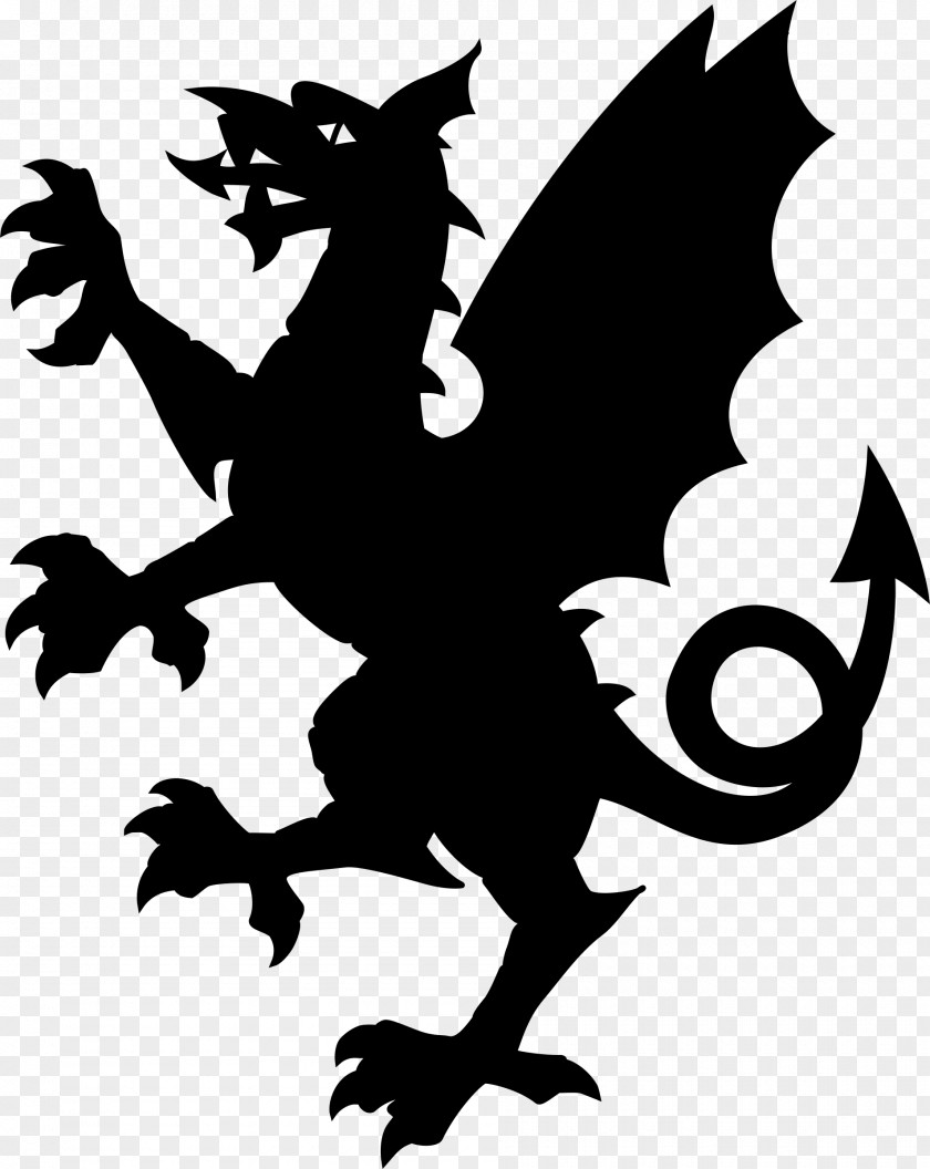 Dragon Silhouette Cliparts Taunton Flag Of Somerset County Town PNG