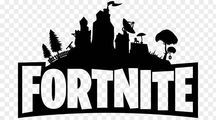 Fortnite Battle Royale T-shirt Logo Xbox One PNG One, chest, black logo clipart PNG