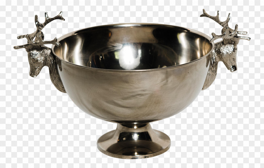 Metal Bowl Silver Cookware PNG