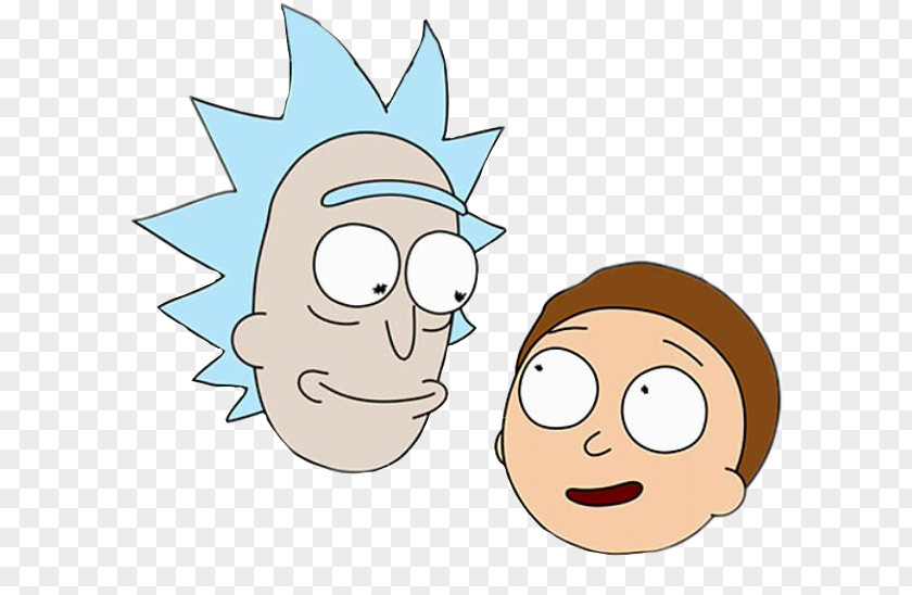 Rick Sanchez Head Morty Smith Image Adult Swim Animated Series PNG