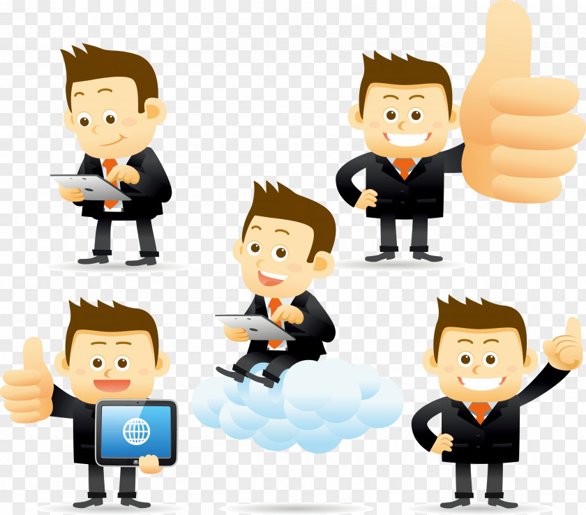 Work Cartoon Thumb Character Download Clip Art PNG