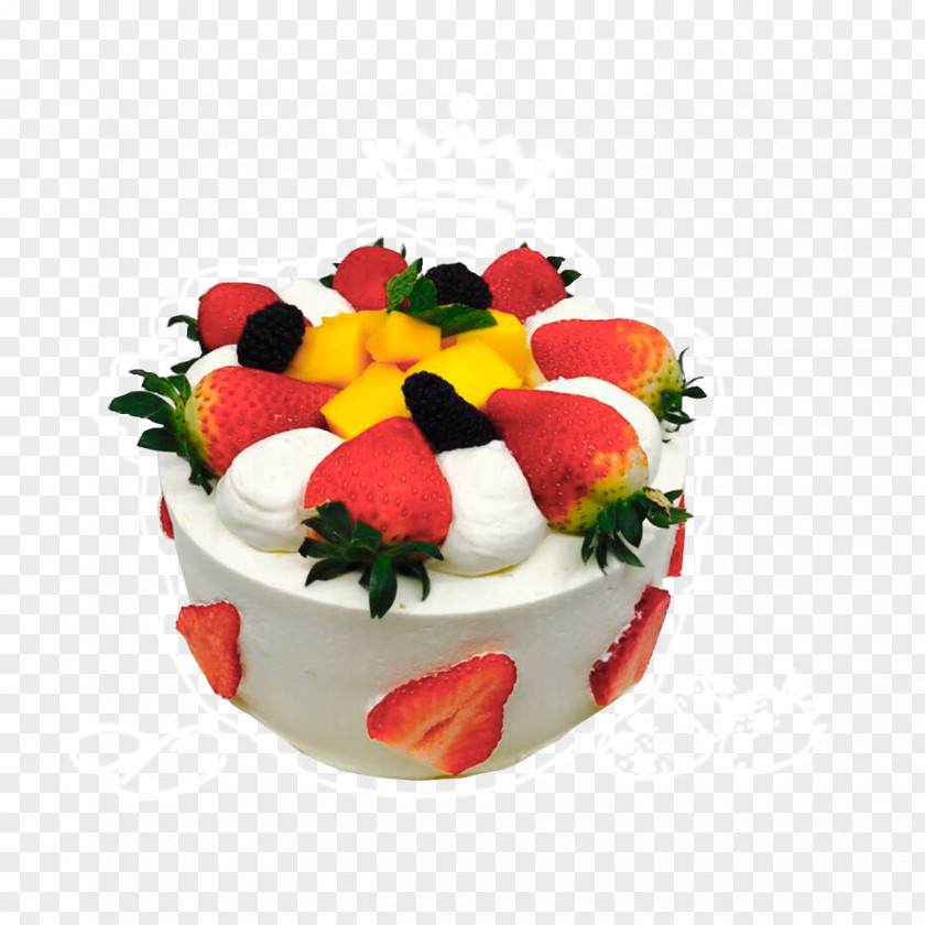 Big Strawberry Cake Free Download! Ice Cream Pie PNG