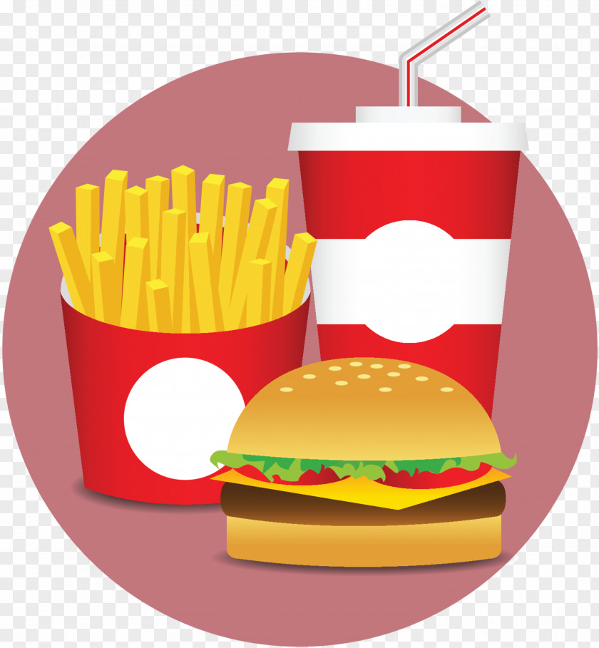 Cheeseburger French Fries Hamburger Fast Food Junk PNG