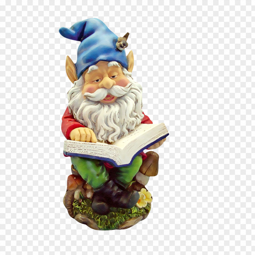Dwarf Gnomes Garden Gnome Reading PNG