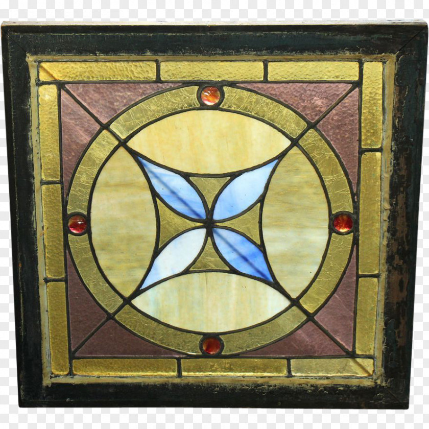 Glass Stained Picture Frames Material Symmetry PNG