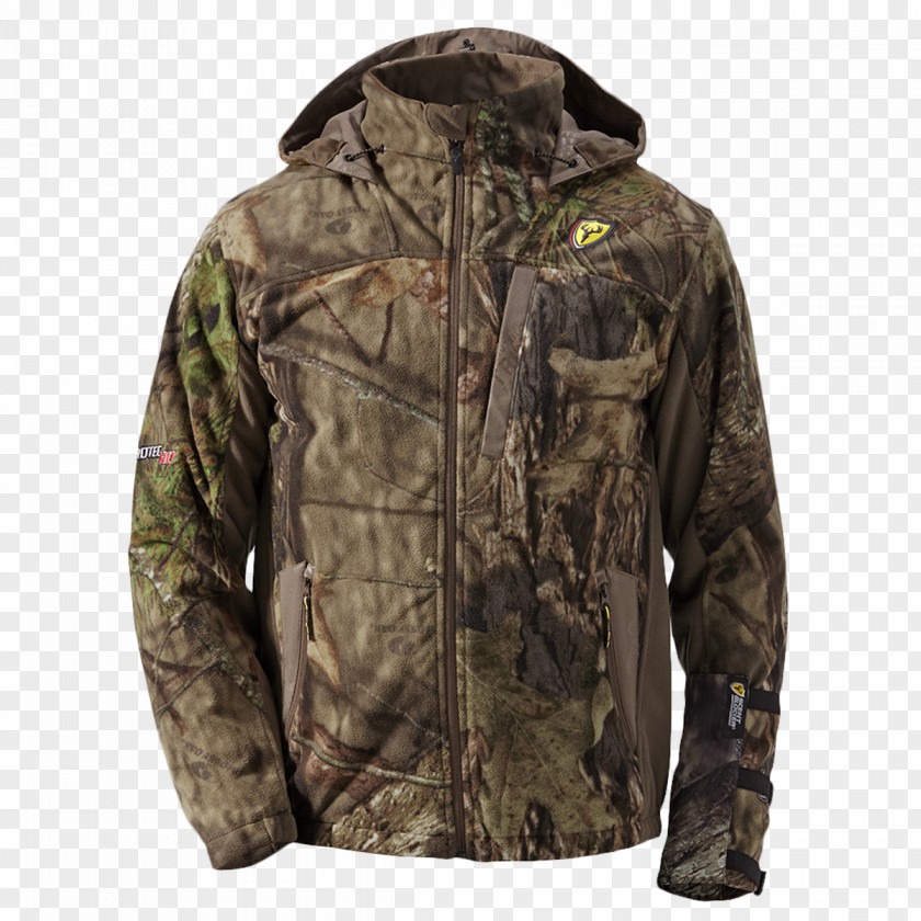 Jacket Hoodie Camouflage Clothing Mossy Oak PNG
