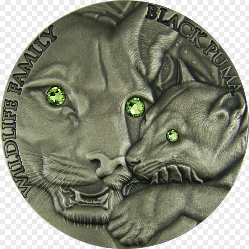 Silver Coin Leopard Bullion PNG