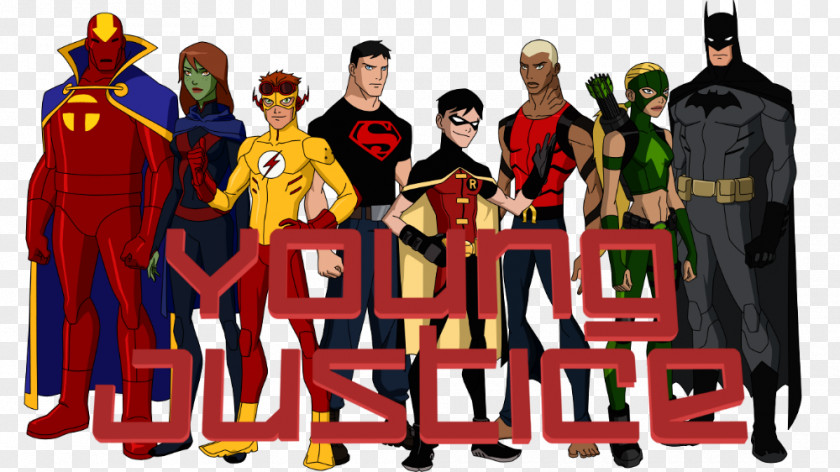 Young Justice Superhero Television Show Character PNG