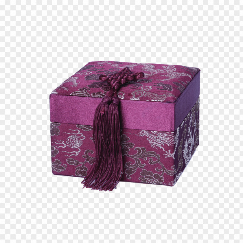 Japanese Wind Chimes Box Gift Maroon Purple Magenta PNG