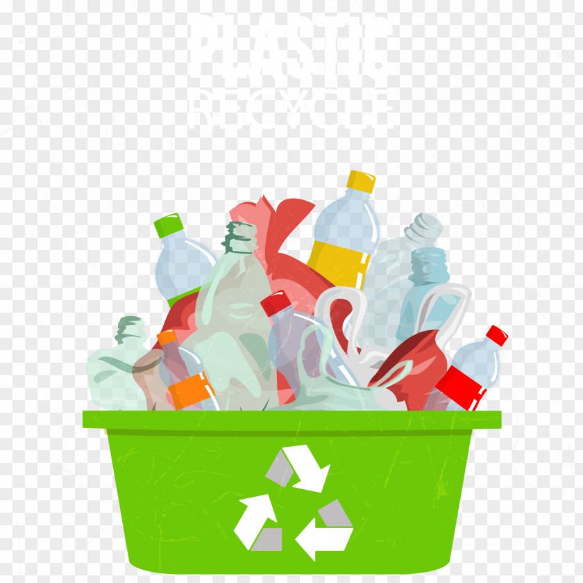 Recycle Environmental Protection Garbage Can Plastic Recycling Symbol Waste Container PNG