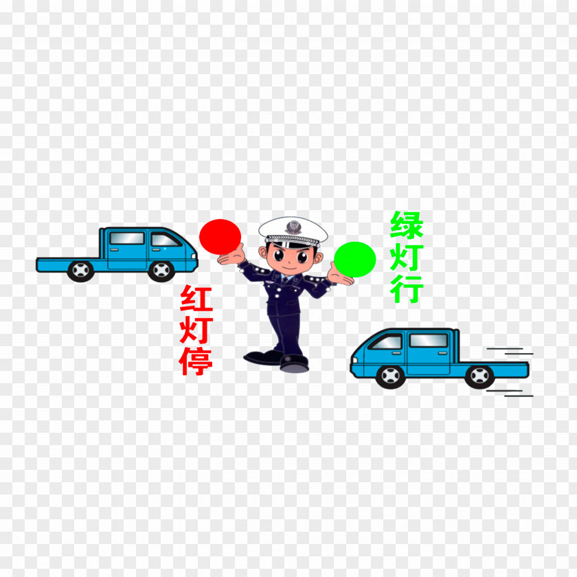 Stop At The Red Light, And Green Light Will Do Cartoon Poster Animation PNG