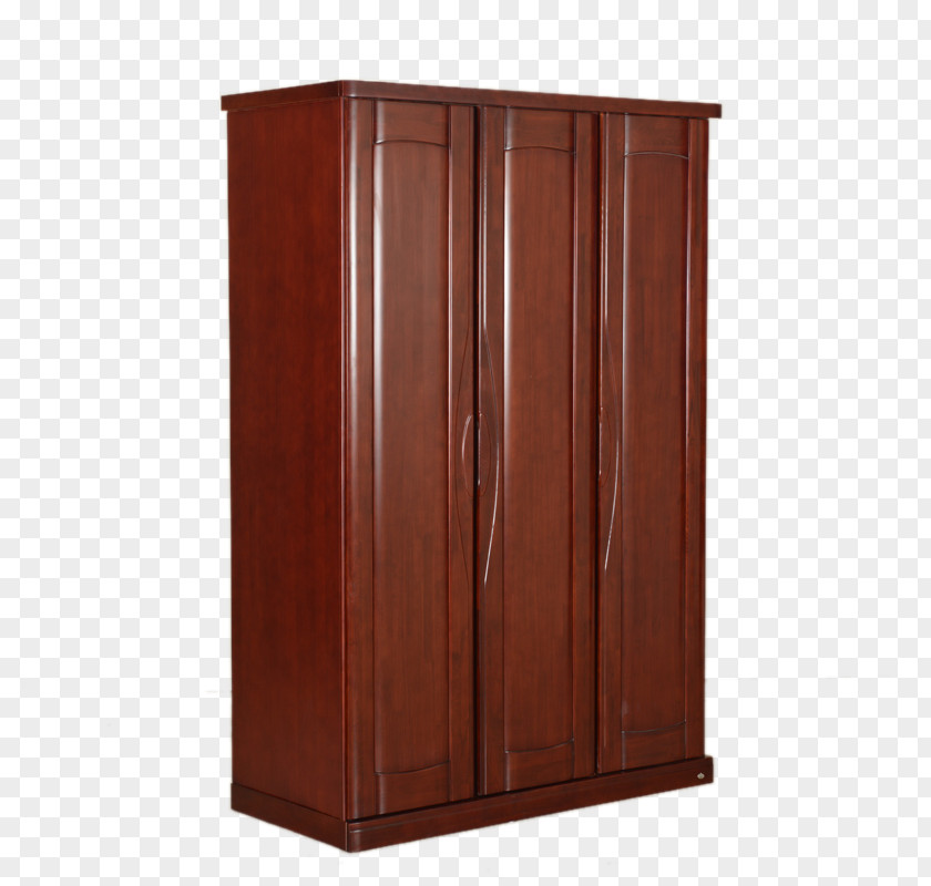 Three Solid Wood Wardrobe Closet Cupboard Cabinetry Drawer PNG