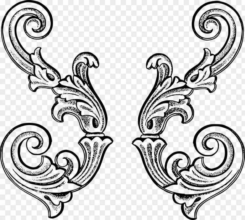 Florish Line Art Clip PNG